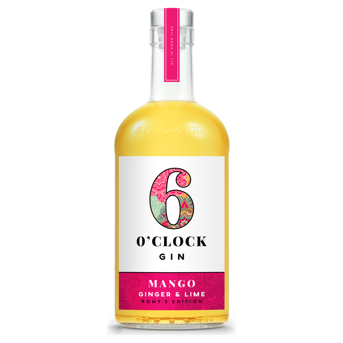6 O'Clock Gin Mango Ginger & Lime Romy’s Edition Gin