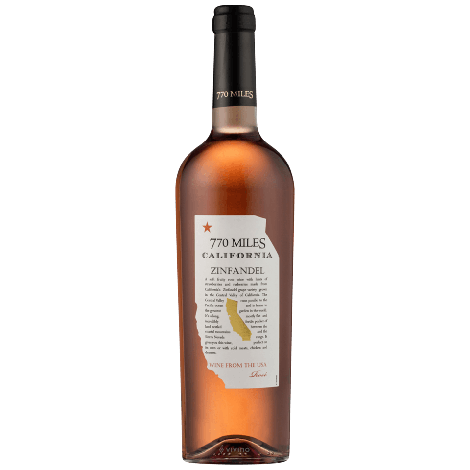 770 Miles White Zinfandel Rose Wine