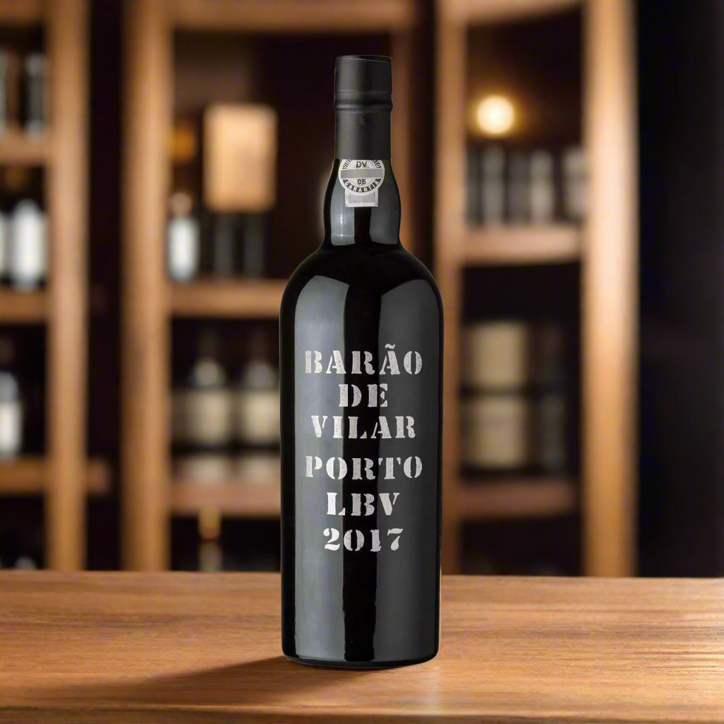 Barao de Vilar, LBV Late Bottle Vintage 2017 Port, Hand Painted Wine