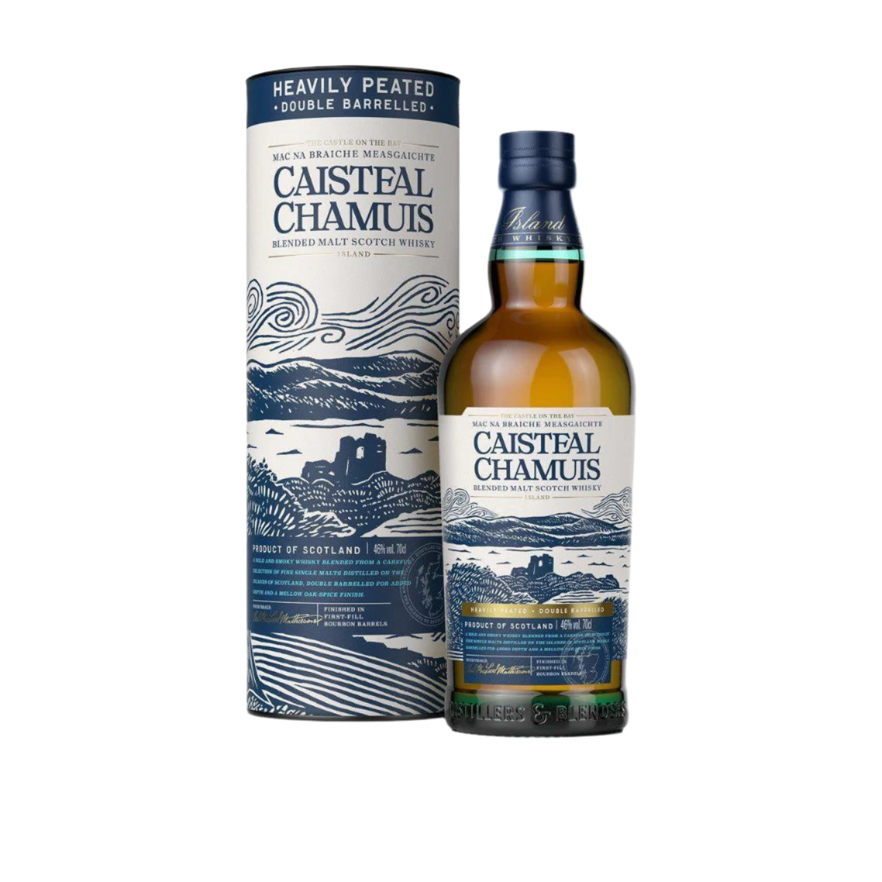 Caisteal Chamuis Blended Malt Scotch Whisky 46% ABV Whiskey