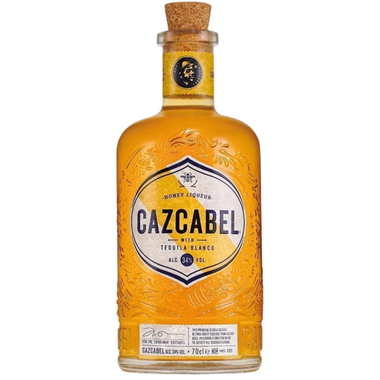 A bottle of Cazcabel Honey Tequila Tequila