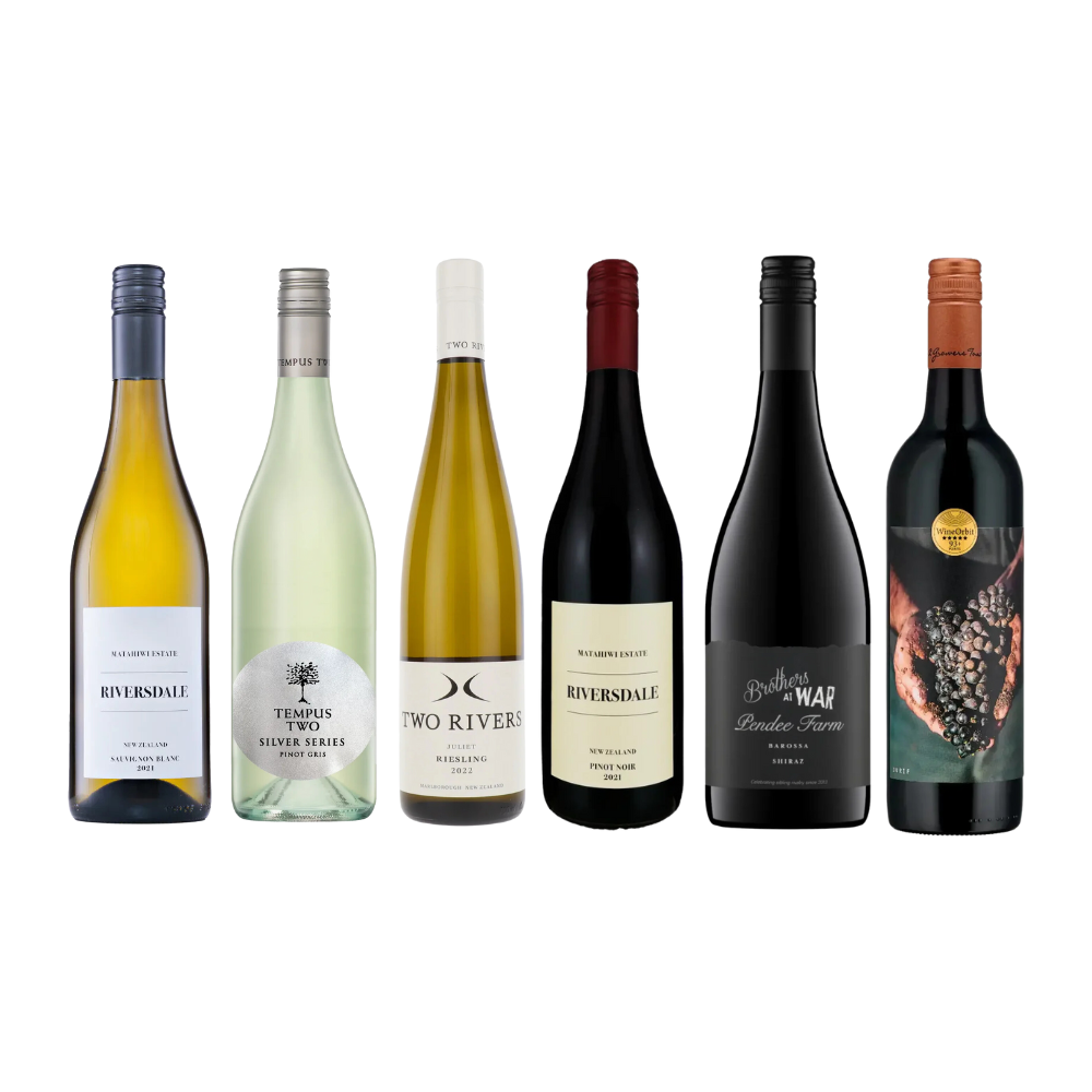 Explore Australia & New Zealand Wine Case Wine Case 6 x 75cl