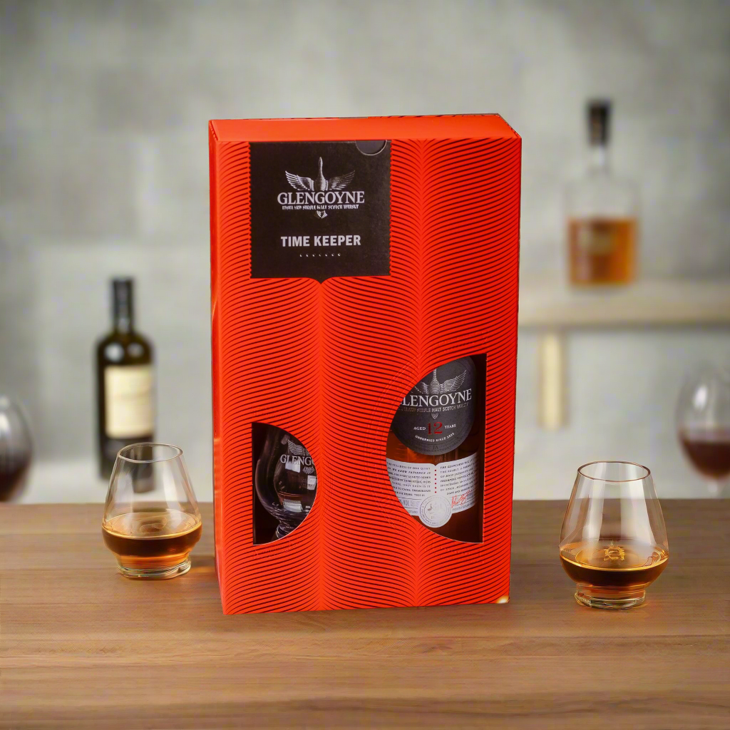 Glengoyne 12-Year-Old Whisky Time Keeper Gift Pack Whisky