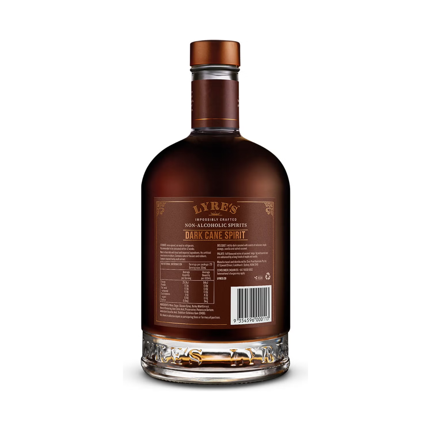Lyre's Dark Cane Spirit Non-Alcoholic Non-alcoholic