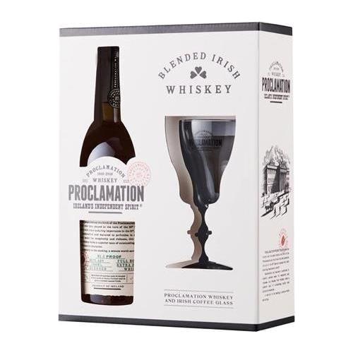 Proclamation Irish Whiskey Coffee Glass Pack Whisky