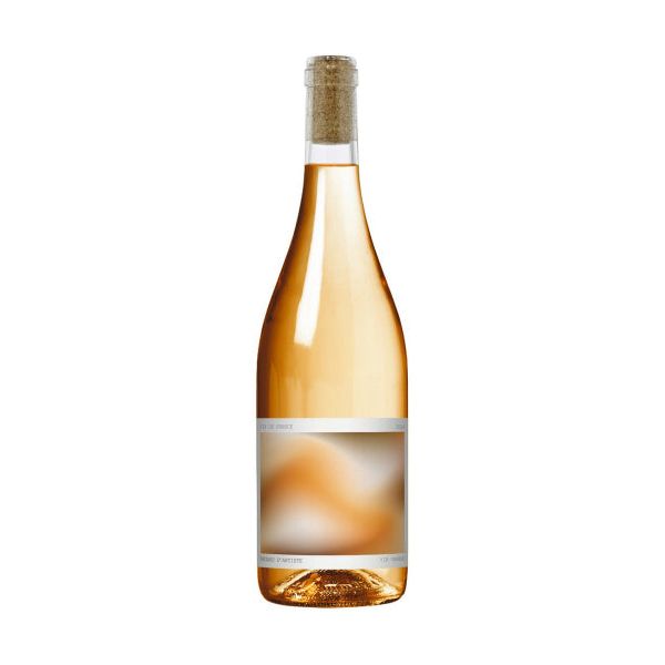 A bottle of Regard D'Artiste Vin Orange