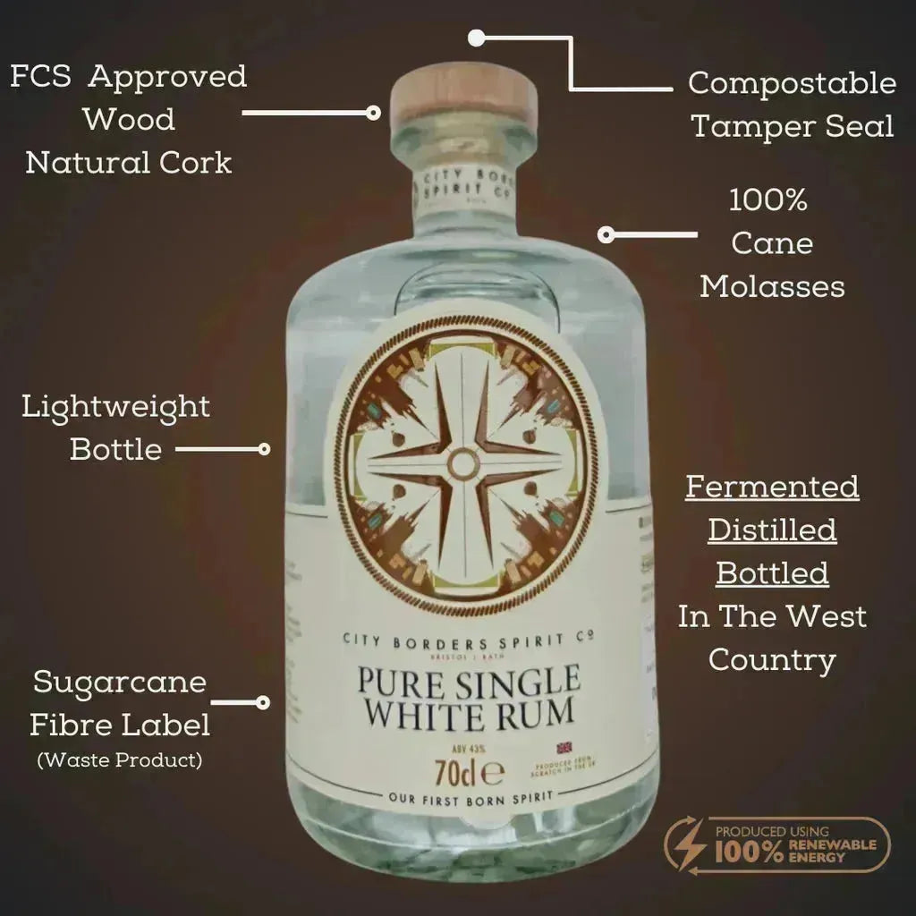 City Borders Pure Single White Rum Rum