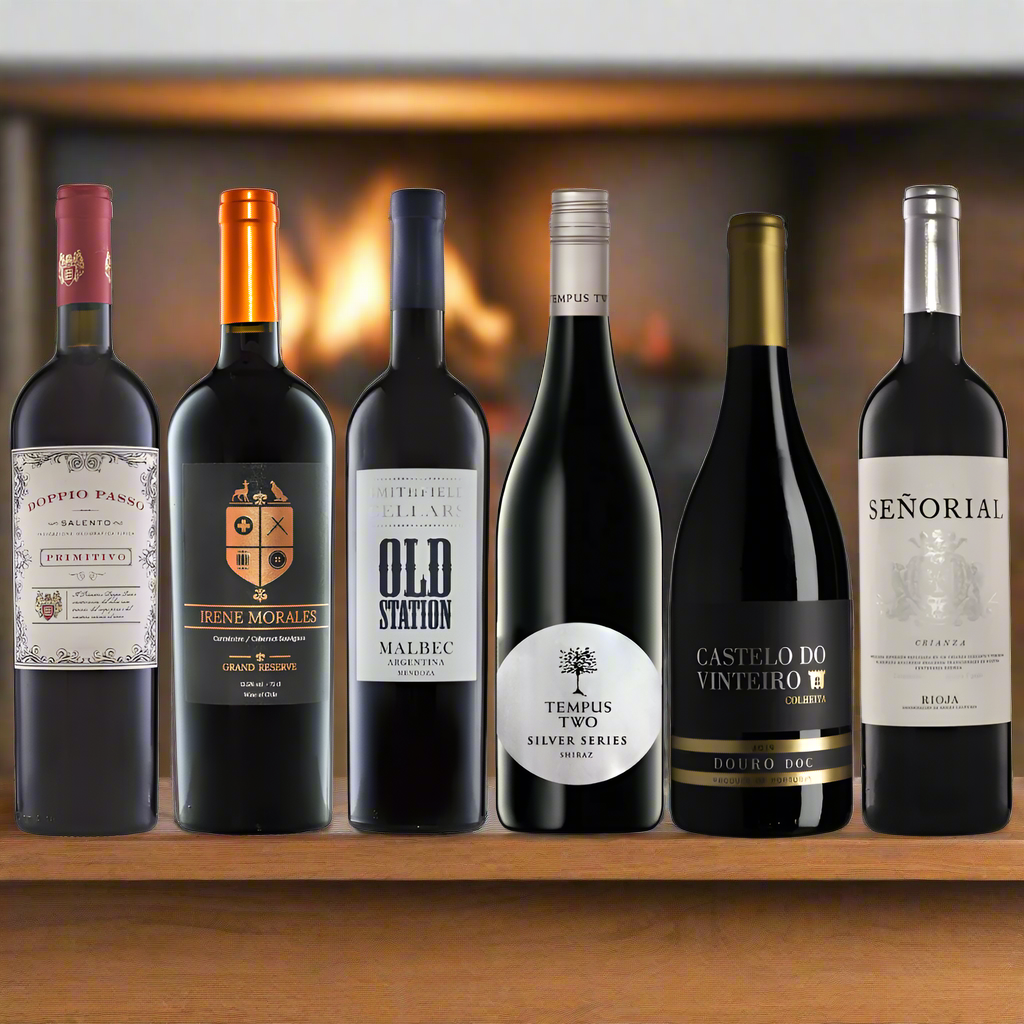 The Big Red Wine Case Wine Case 6 x 75cl,12 x 75cl