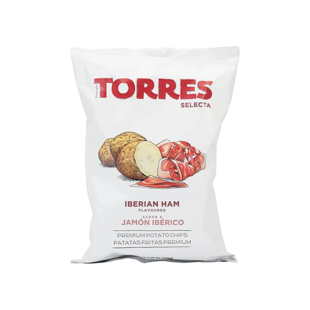 Torres Iberian Ham Crisps 150g bag