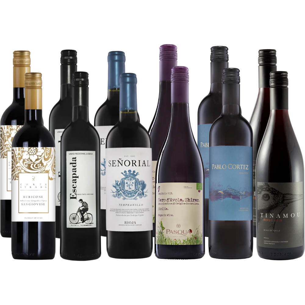 Vegan Red Wine Case Wine Case 12 x 75cl