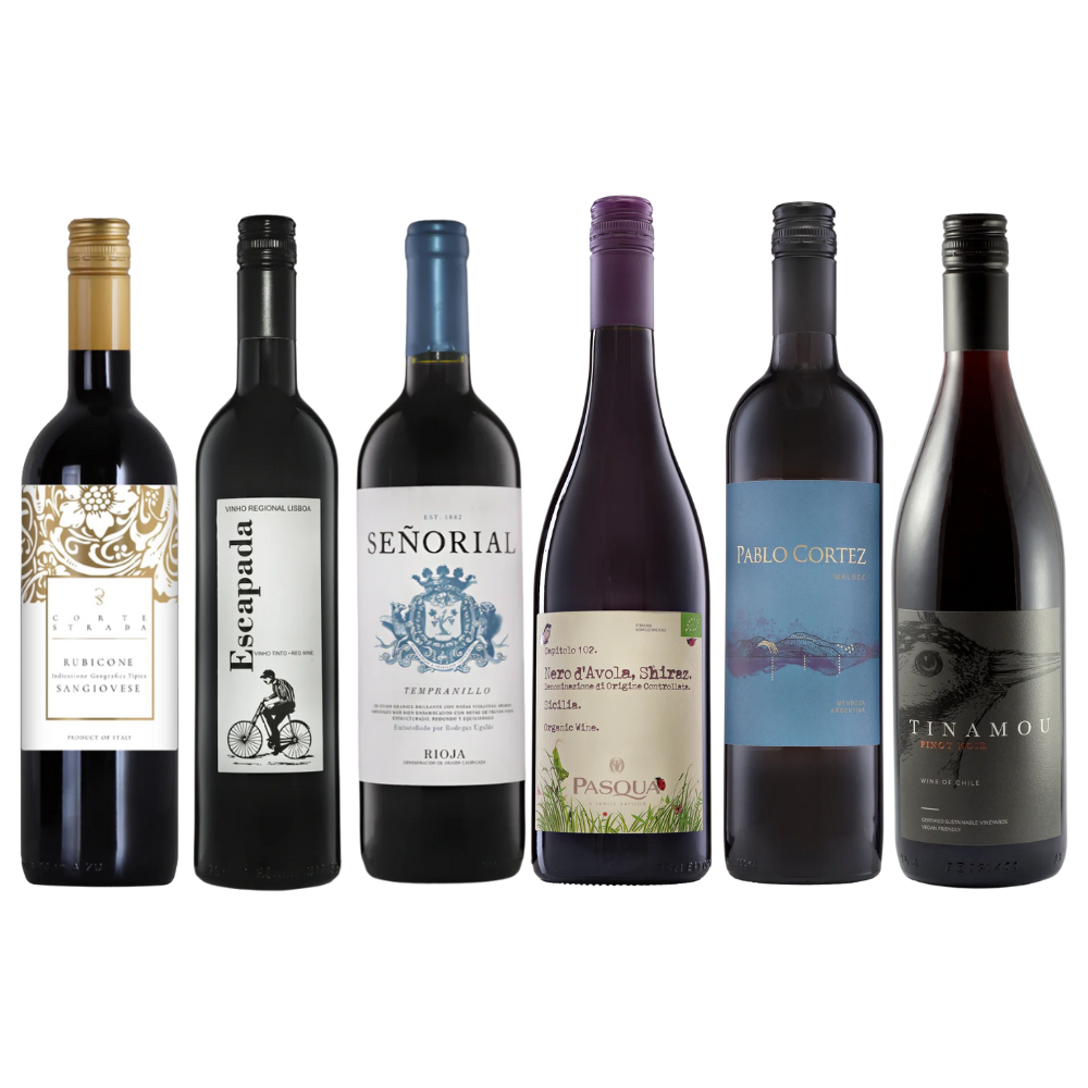 Vegan Red Wine Case Wine Case 6 x 75cl