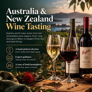 Australia & New Zealand Wine Tasting – Friday 30th October, 7–9pm