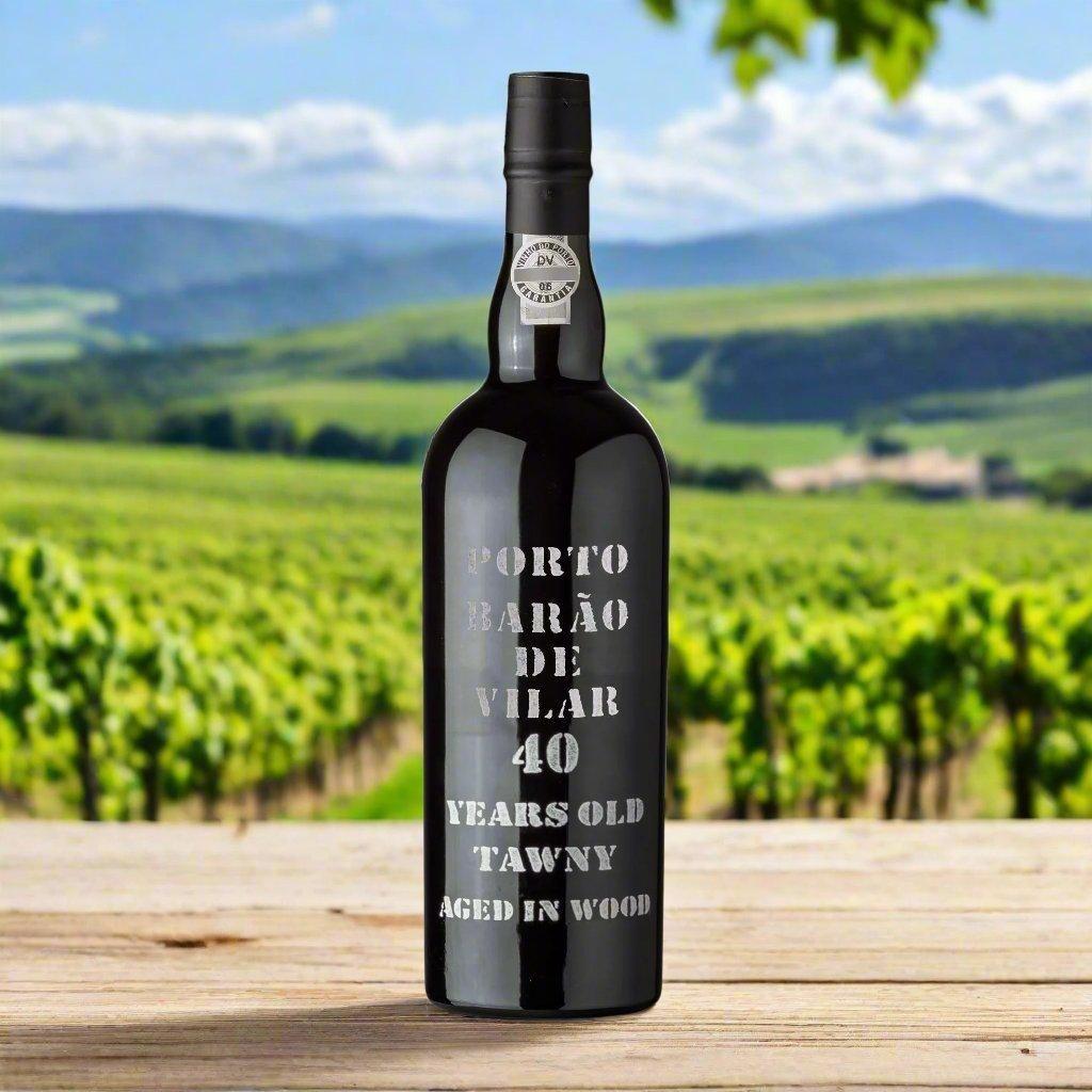 Barao de Vilar, 40yo Tawny Port, Hand Painted Wine