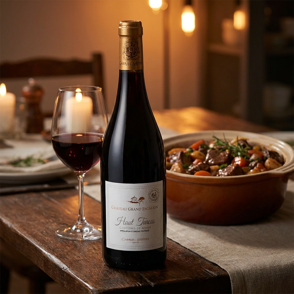 Costieres de Nimes, Ch Grand Escalion, Haut Turcas, 2018