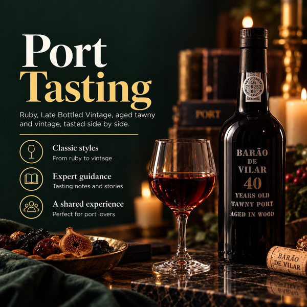 Port Tasting – Thursday 19th November, 7–9pm