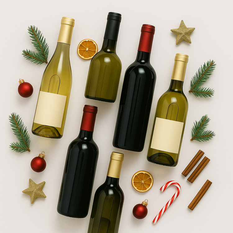 Christmas Wine Cases