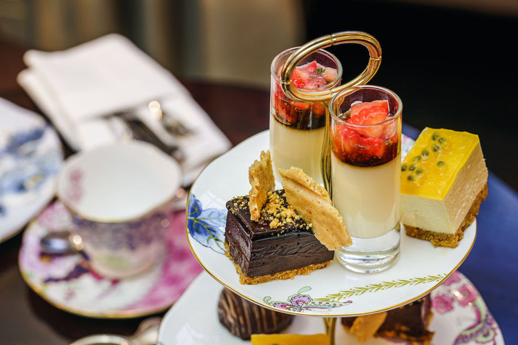 Elegant plated desserts — wine pairing for dessert