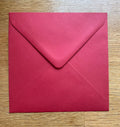 Red envelope included with Wine Happy Birthday Card