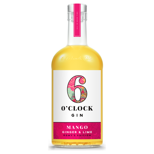 6 O'Clock Gin Mango Ginger & Lime Romy’s Edition Gin