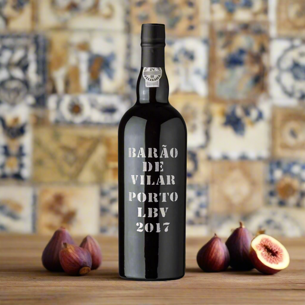 Barao de Vilar, LBV Late Bottle Vintage 2017 Port, Hand Painted Wine