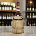 Botter Chianti wicker flask bottle on table in modern Italian restaurant