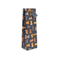 1 Bottle Wine & Spirits Gift Bag – Cork Design