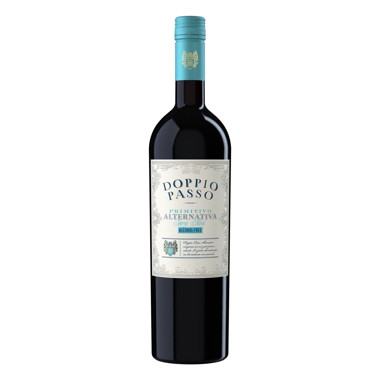 Doppio Passo Non-alcoholic Primitivo – Wine, Puglia bottle shot