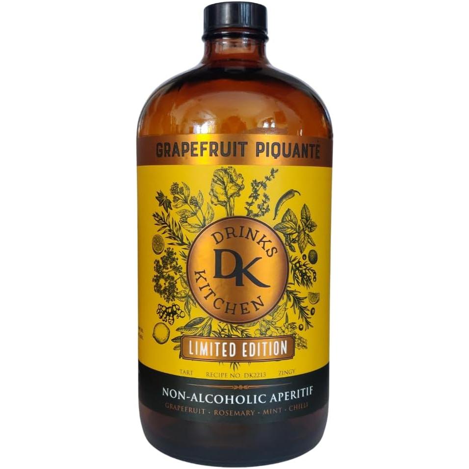 Drinks Kitchen Grapefruit Piquante Non-Alcoholic Aperitif Non-alcoholic