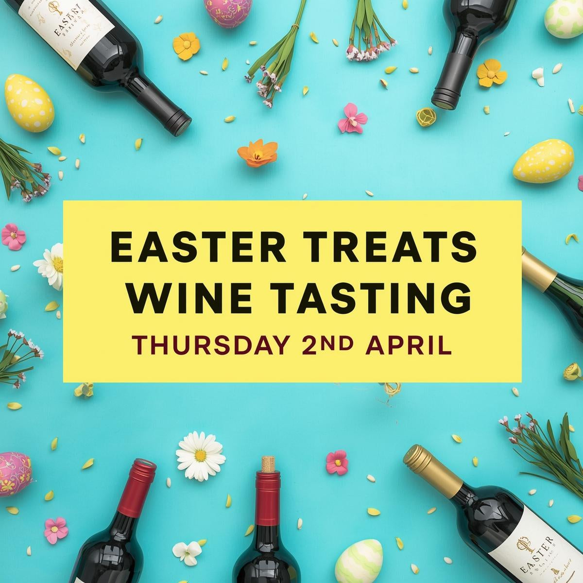 Easter Treats Wine Tasting - Thursday 2nd April 7-9pm