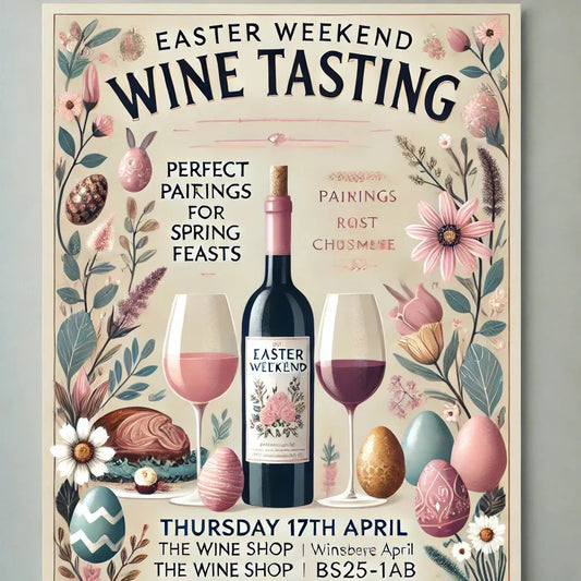 Easter Weekend Wine Tasting - Thursday 17th April 7-9 pm