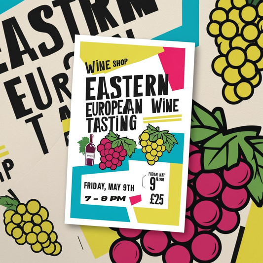 Eastern European Wine Tasting - Friday 9th May 7-9 pm