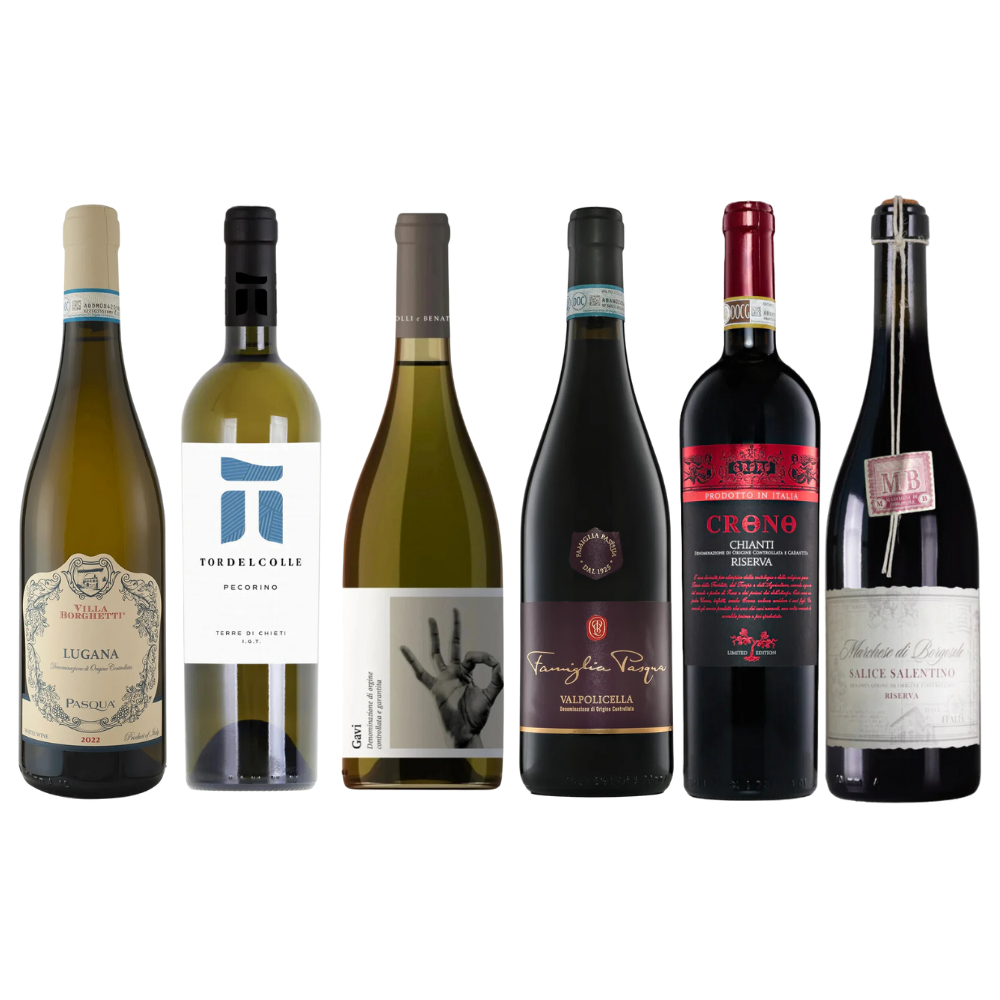Explore Italy Wine Case – Mixed 6 Bottle Case