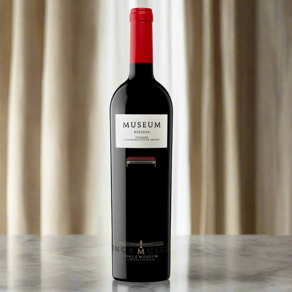 Finca Museum Museum Cigales Reserva 2020 on marble counter 