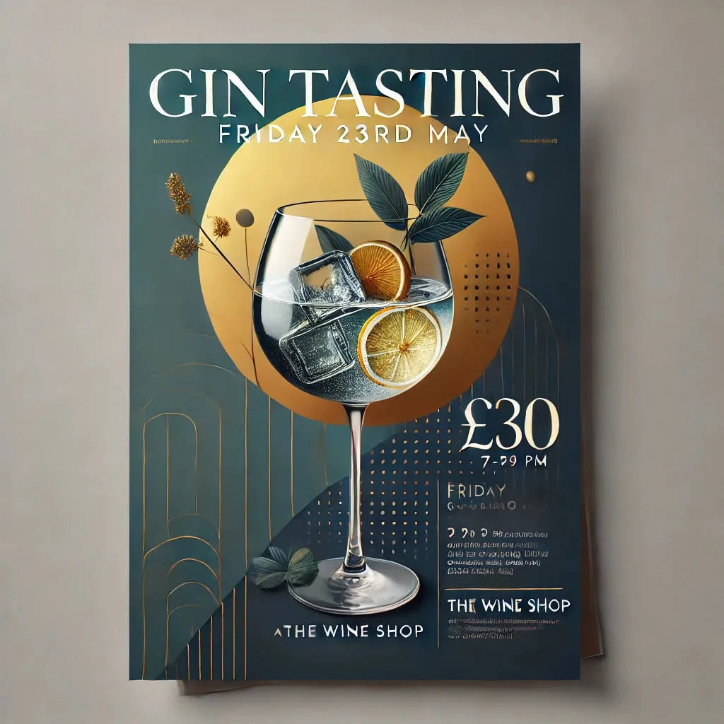 Gin Tasting - Friday 23rd May 7-9 pm