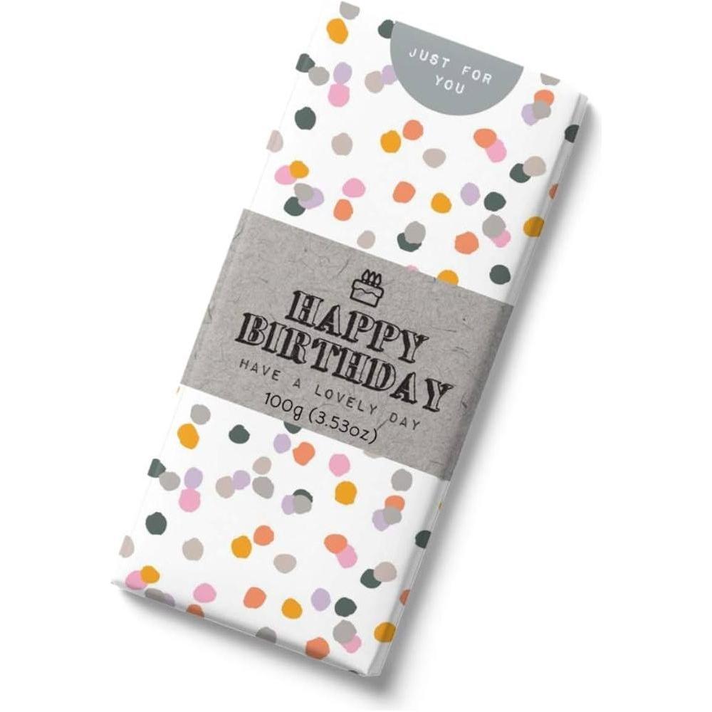 Happy Birthday Milk Chocolate Bar – Sweet Gift