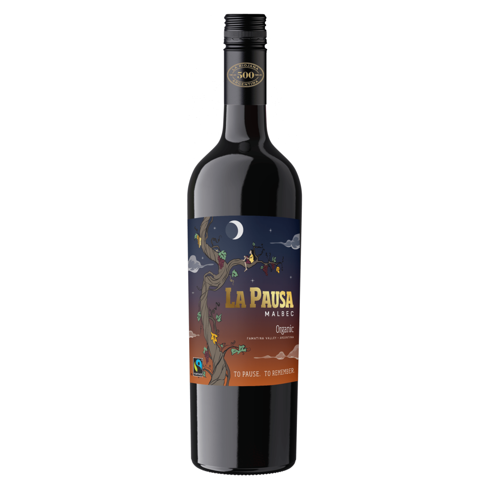 La Pausa Organic Fairtrade Malbec Wine