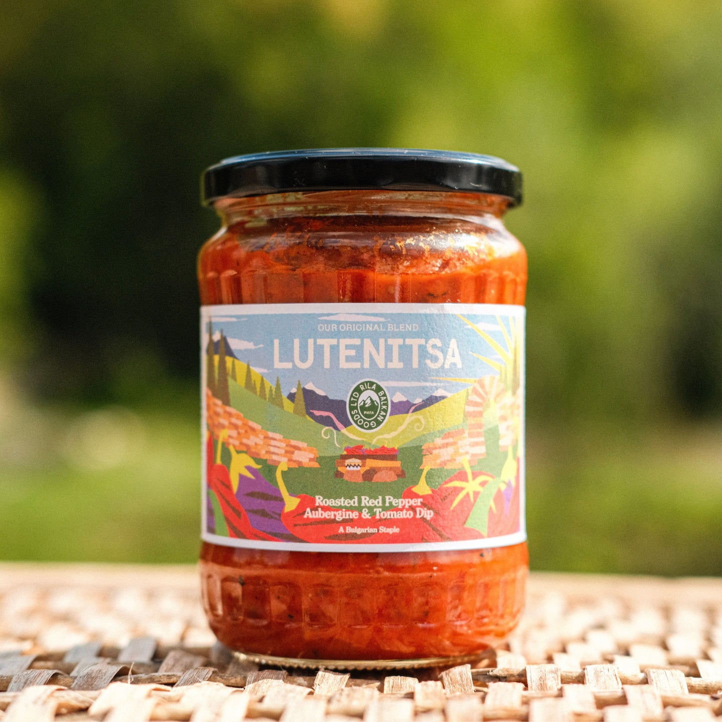 Lutenitsa Bulgarian Roasted Red Pepper Aubergine & Tomato Dip