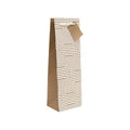 1 Bottle Wine & Spirits Gift Bag – Matt Gold Regency Design