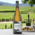 Ngaru Sauvignon Blanc on vineyard terrace with olives