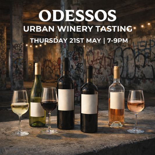 Odessos Urban Winery Tasting - Thursday 21st May 7-9pm