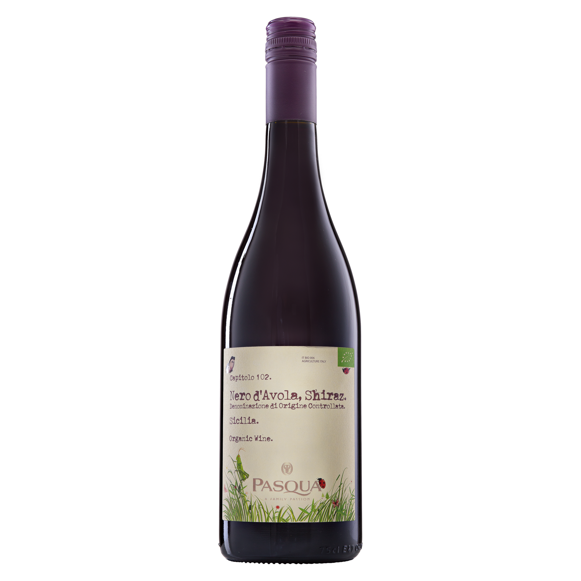 Pasqua Le Collezioni Nero d`Avola Shiraz Organic Wine