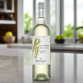 Pasqua Colori D’Italia Pinot Grigio bottle on a modern marble kitchen island with soft natural light