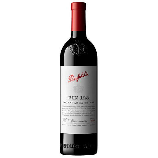 Penfolds 128 Coonawarra Shiraz – Wine bottle shot