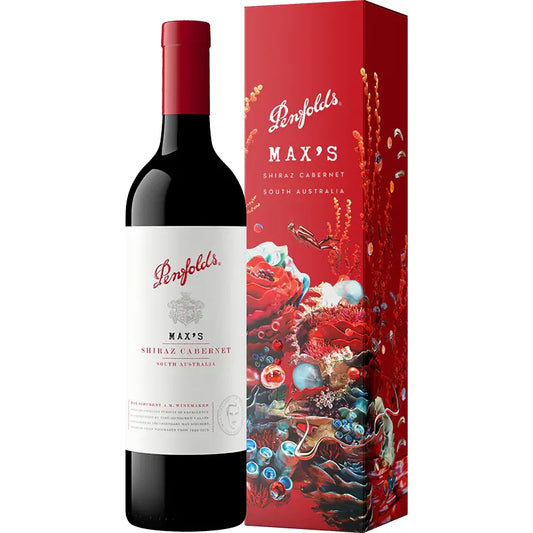 Penfolds Max's Shiraz Cabernet in Presentation Gift Box