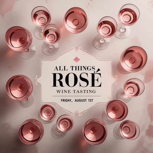 All Things Pink Rosé Wine Tasting - Friday 1st August 7-9 pm