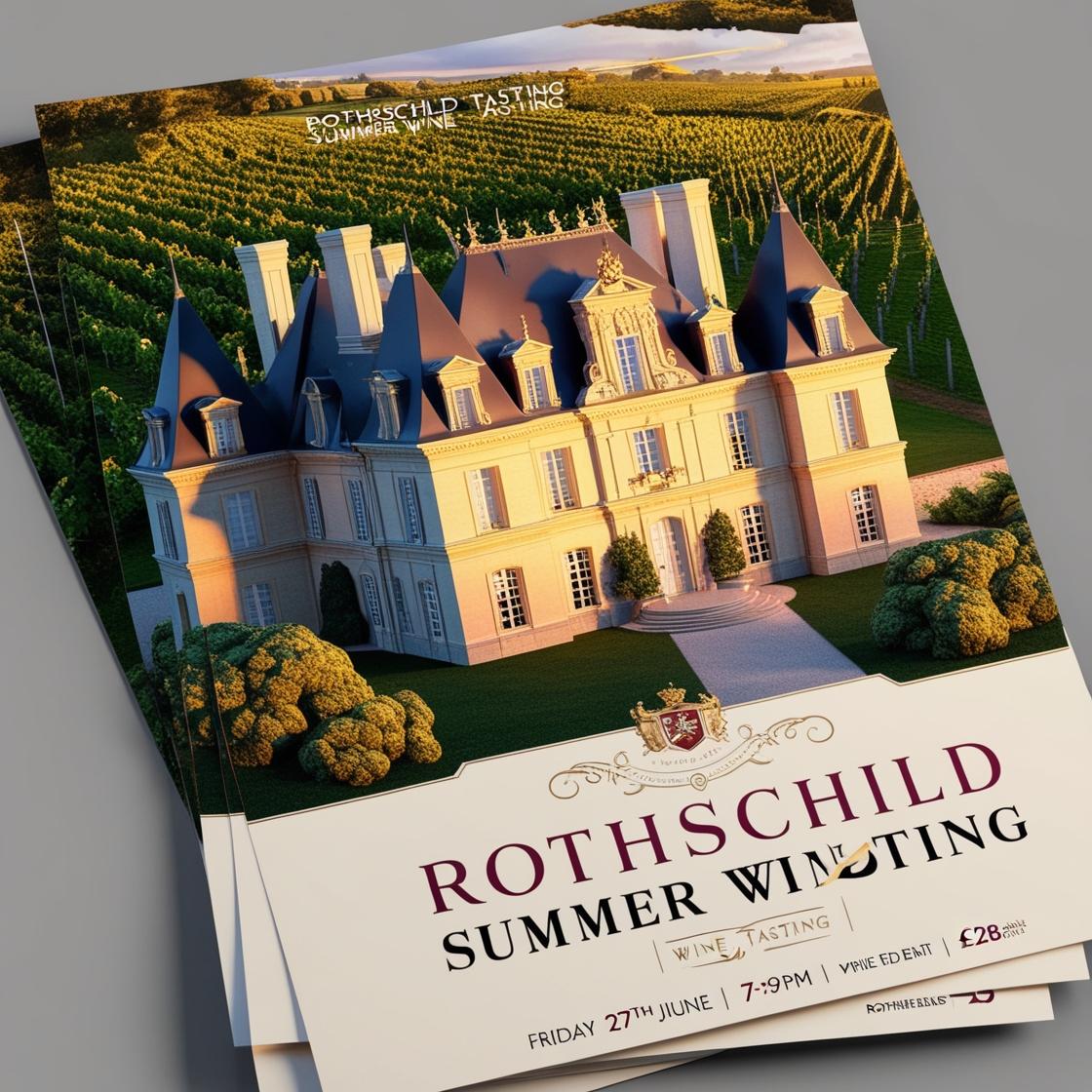 Rothschild Summer Wine Tasting - Friday 27th June 7-9 pm