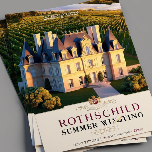 Rothschild Summer Wine Tasting - Friday 27th June 7-9 pm