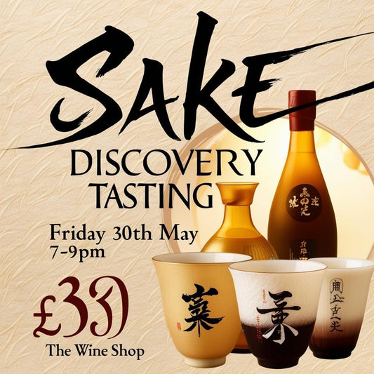 Sake Discovery Tasting - Friday 30th May 7-9 pm