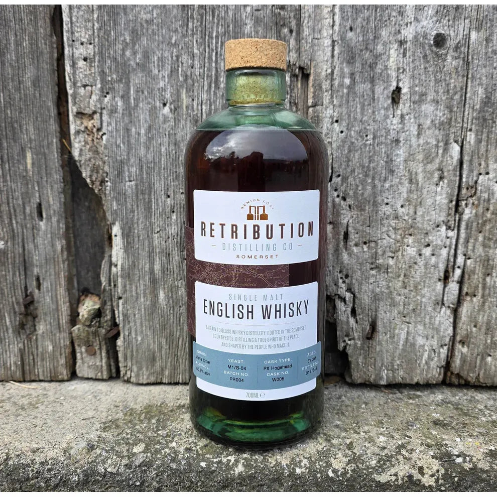 Retribution Distilling Co. Single Malt Pedro Ximénez Cask – Somerset, England