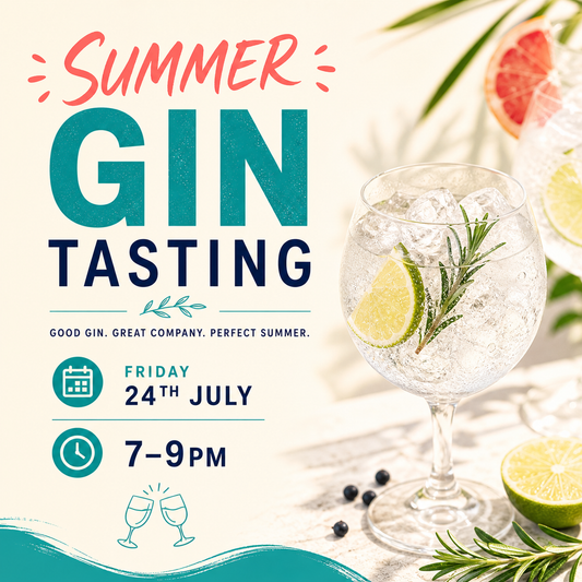 Summer Gin Tasting - Friday 24th July 7-9 pm